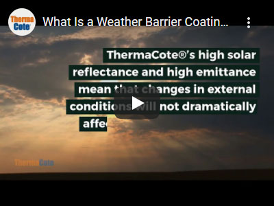 Eco-friendly weather barrier coating